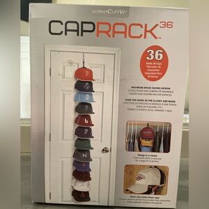 Baseball Cap Organizer with 36 Hooks, Household Materials